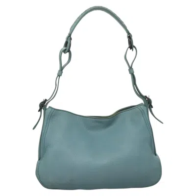 Pre-owned Bottega Veneta -- Blue Leather Shoulder Bag ()
