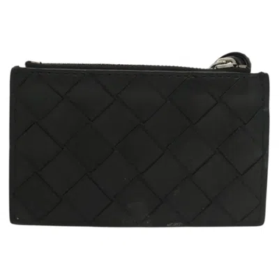 Pre-owned Bottega Veneta Black Leather Wallet  ()