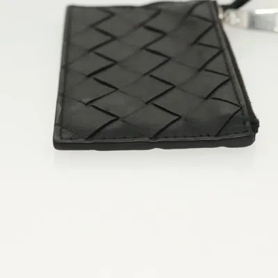 Pre-owned Bottega Veneta Black Leather Wallet  ()