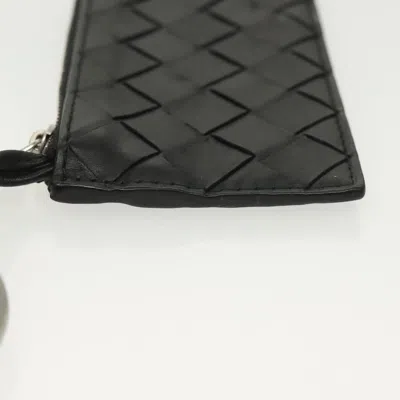Pre-owned Bottega Veneta Black Leather Wallet  ()