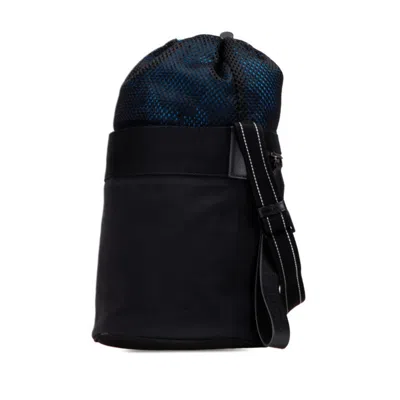 Pre-owned Bottega Veneta Black Nylon Shoulder Bag ()