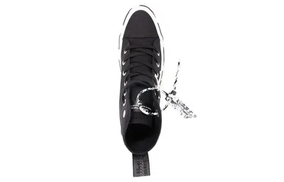 Off-white Vulcanized Mid-top Sneakers In Black
