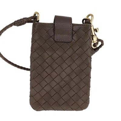 Pre-owned Bottega Veneta Brown Leather Clutch Bag ()