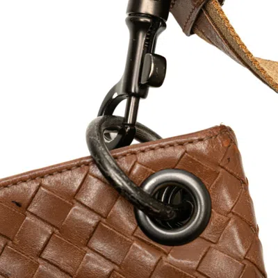 Pre-owned Bottega Veneta Intrecciato Brown Intrecciato Shoulder Bag ()