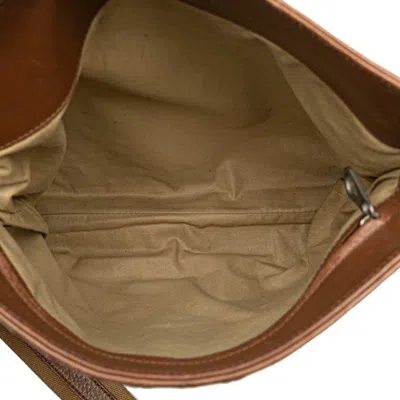 Pre-owned Bottega Veneta Intrecciato Brown Intrecciato Shoulder Bag ()