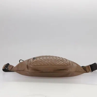Pre-owned Bottega Veneta Intrecciato Brown Leather Shoulder Bag ()