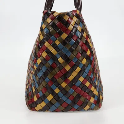 Pre-owned Bottega Veneta Intrecciato Brown Leather Tote Bag ()