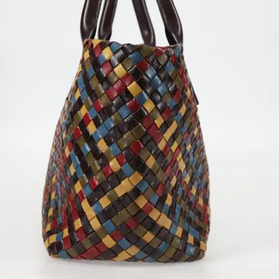 Pre-owned Bottega Veneta Intrecciato Brown Leather Tote Bag ()