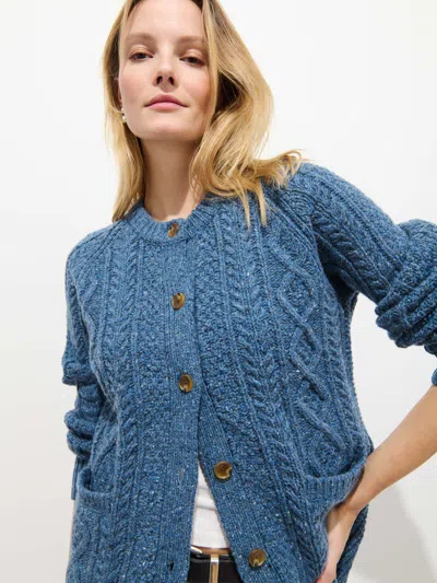 Alex Mill Agnes Sweater In Donegal Frost In Blue