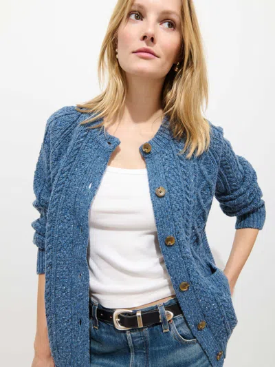 Alex Mill Agnes Sweater In Donegal Frost In Blue