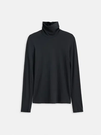 Alex Mill Airspun Turtleneck In Cotton In Black
