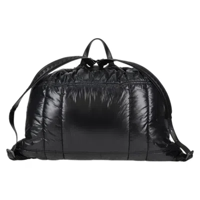 Pre-owned Bottega Veneta Spinnaker Black Nylon Backpack Bag ()