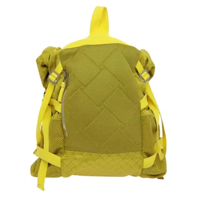 Pre-owned Bottega Veneta Trekking Yellow Nylon Backpack Bag ()
