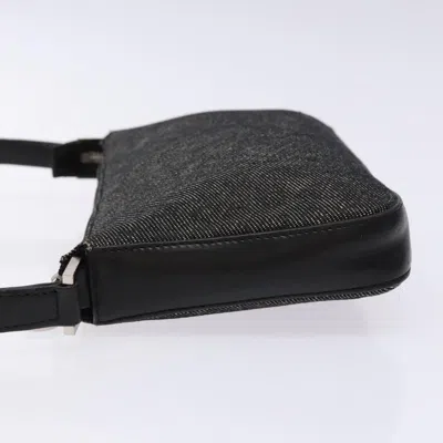 Pre-owned Bulgari Black Canvas Shoulder Bag ()