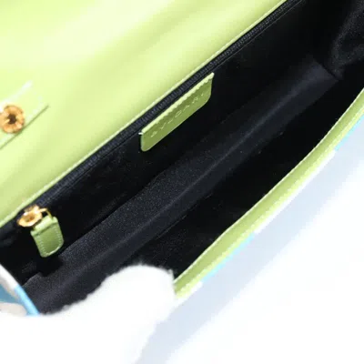 Pre-owned Bulgari Blue Canvas Shoulder Bag ()