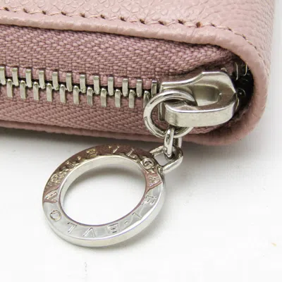 Pre-owned Bulgari Pink Leather Wallet  ()