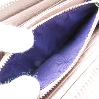 Pre-owned Bulgari Pink Leather Wallet  ()