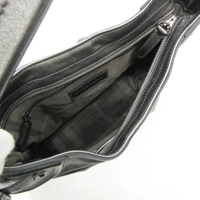 Pre-owned Burberry - Grey Leather Tote Bag () In Gray