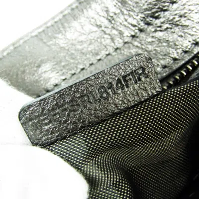 Pre-owned Burberry - Grey Leather Tote Bag () In Gray