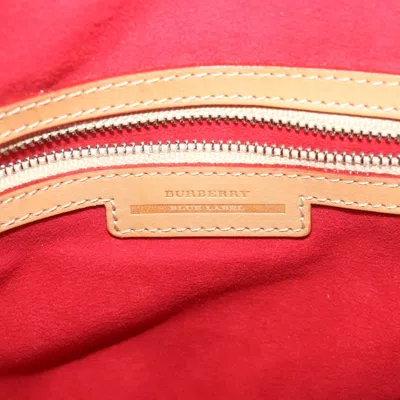 Pre-owned Burberry Beige Canvas Tote Bag () In Sand