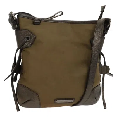 Pre-owned Burberry Beige Nylon Shoulder Bag () In Sand