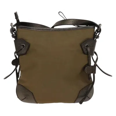 Pre-owned Burberry Beige Nylon Shoulder Bag () In Sand