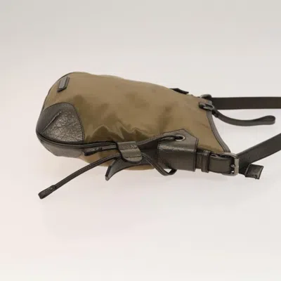 Pre-owned Burberry Beige Nylon Shoulder Bag () In Sand