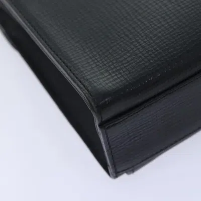 Pre-owned Burberry Black Leather Clutch Bag ()