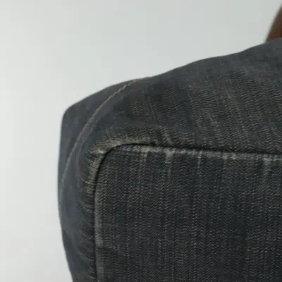 Pre-owned Burberry Blue Label Blue Denim - Jeans Tote Bag ()
