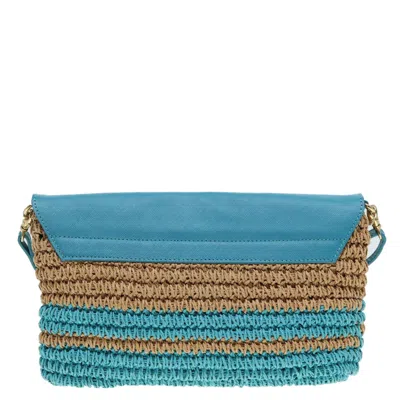 Pre-owned Burberry Blue Leather Shoulder Bag ()