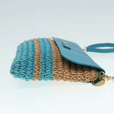 Pre-owned Burberry Blue Leather Shoulder Bag ()