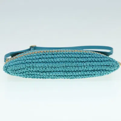 Pre-owned Burberry Blue Leather Shoulder Bag ()