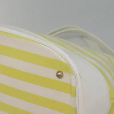 Pre-owned Burberry Blue Label Yellow Canvas Tote Bag ()