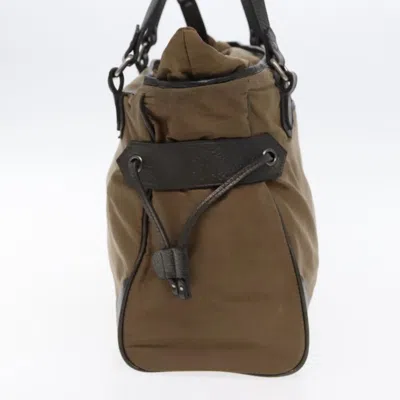 Pre-owned Burberry Brown Canvas Tote Bag ()