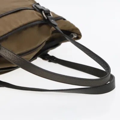 Pre-owned Burberry Brown Canvas Tote Bag ()