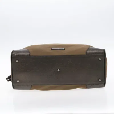 Pre-owned Burberry Brown Canvas Tote Bag ()
