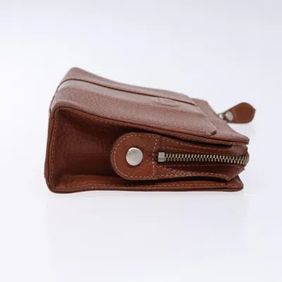 Pre-owned Burberry Brown Leather Clutch Bag ()