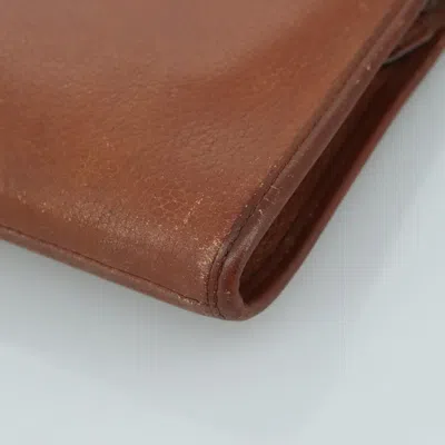 Pre-owned Burberry Brown Leather Clutch Bag ()