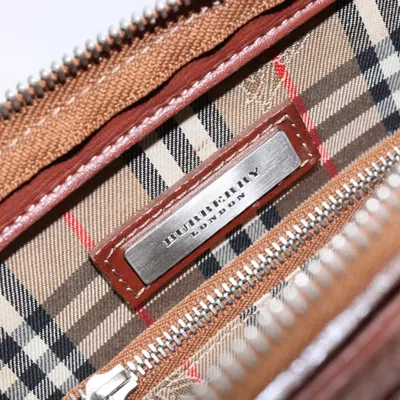 Pre-owned Burberry Brown Leather Clutch Bag ()