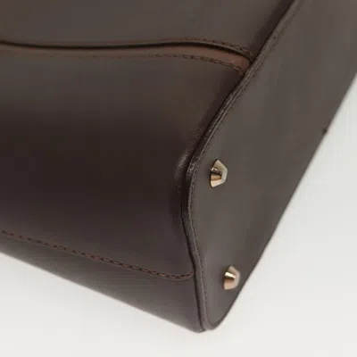 Pre-owned Burberry Brown Leather Tote Bag ()