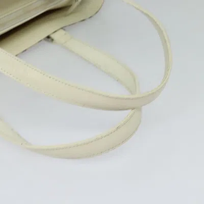 Pre-owned Burberry Nova Check Beige Canvas Tote Bag () In Sand