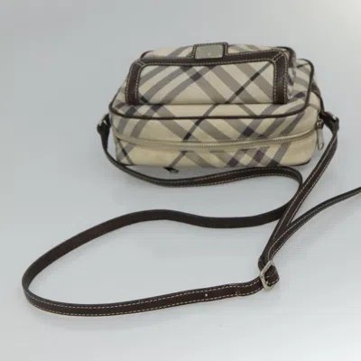 Pre-owned Burberry Nova Check Beige Nylon Shoulder Bag () In Sand