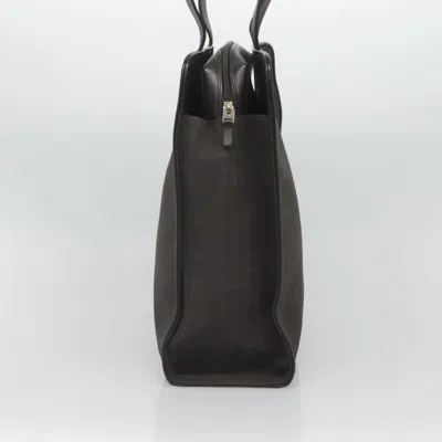 Pre-owned Burberry Nova Check Black Canvas Tote Bag ()