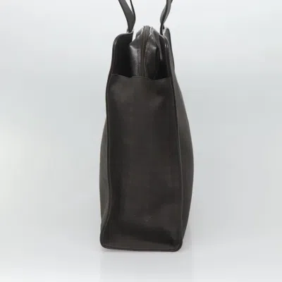 Pre-owned Burberry Nova Check Black Canvas Tote Bag ()