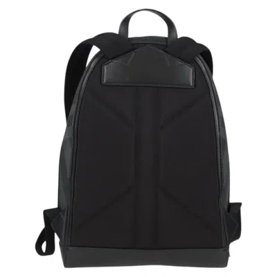 Pre-owned Burberry Nova Check Black Pvc Backpack Bag ()