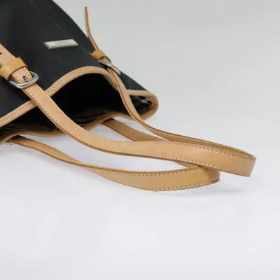 Pre-owned Burberry Nova Check Black Synthetic Tote Bag ()