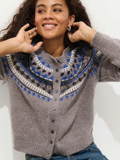 Alex Mill Charlotte Fairisle Sweater In Wool In Multi