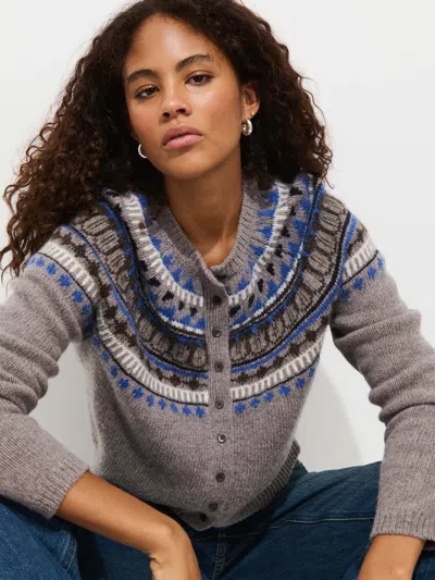 Alex Mill Charlotte Fairisle Sweater In Wool In Multi