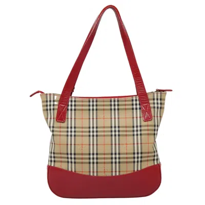 Pre-owned Burberry Tote Bag Beige Canvas Tote Bag () In Sand