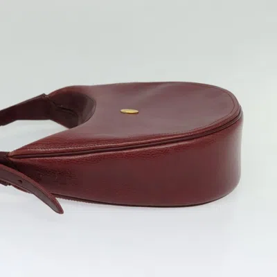 Pre-owned Cartier Burgundy Leather Shoulder Bag ()